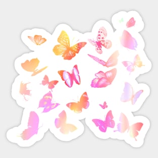 Holographic butterfly Sticker